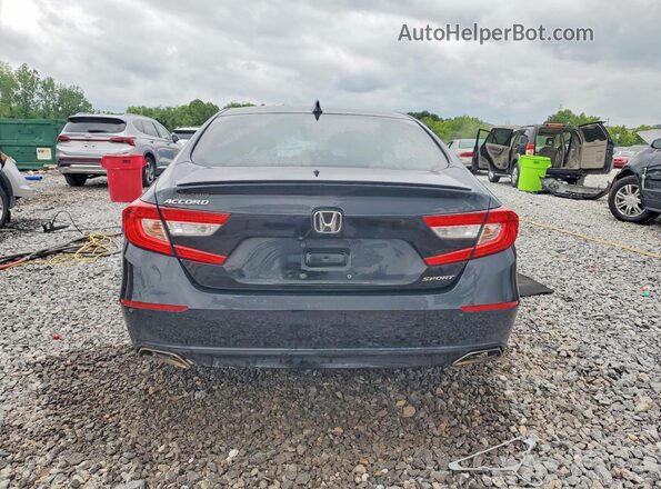 1HGCV1F36LA100416 2020 HONDA ACCORD Black Հետևի տեսք