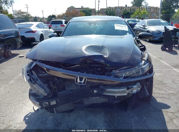 1HGCV1F36LA140964 2020 HONDA ACCORD Black Vista interior trasera