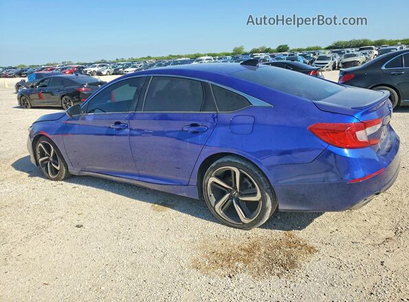 1HGCV1F36MA085773 2021 HONDA ACCORD Blue 