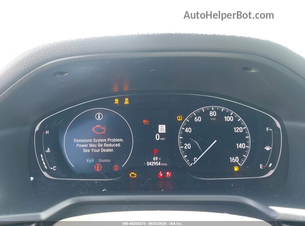 1HGCV1F36NA023565 2022 HONDA ACCORD White Вид задніх сидінь