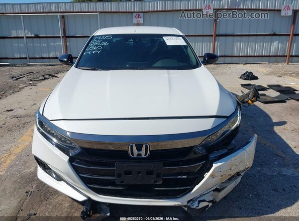 1HGCV1F36NA023565 2022 HONDA ACCORD White Вид щитка приладів