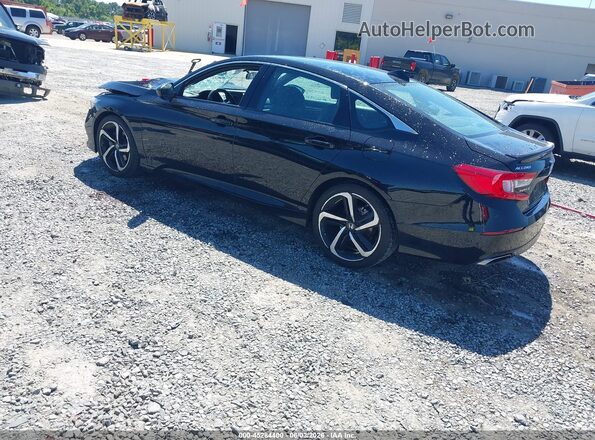 1HGCV1F36NA046120 2022 HONDA ACCORD Black Tył lewy