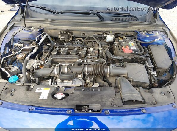 1HGCV1F36NA060406 2022 HONDA ACCORD Синий Вид сзади