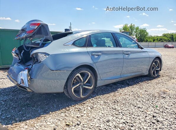 1HGCV1F36NA106297 2022 HONDA ACCORD Turquoise Задня права чверть