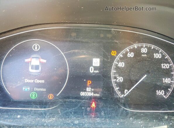 1HGCV1F36NA106297 2022 HONDA ACCORD Turquoise Вид щитка приладів