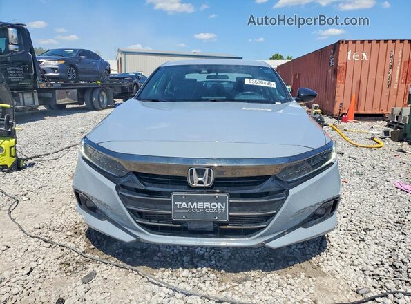 1HGCV1F36NA106297 2022 HONDA ACCORD Turquoise Вид спереду