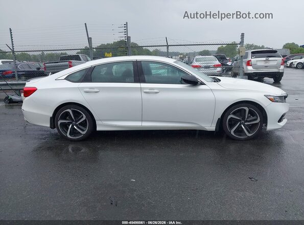1HGCV1F36NA106574 2022 HONDA ACCORD White Vista interior trasera