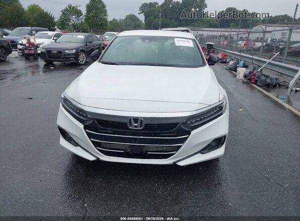 1HGCV1F36NA106574 2022 HONDA ACCORD White Vista del cuadro de instrumentos