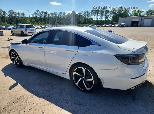 1HGCV1F37JA016179 2018 HONDA ACCORD White უკანა მარცხენა