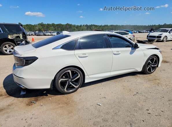 1HGCV1F37JA016179 2018 HONDA ACCORD White უკანა მარჯვენა