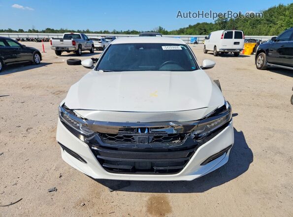1HGCV1F37JA016179 2018 HONDA ACCORD White წინა ხედი