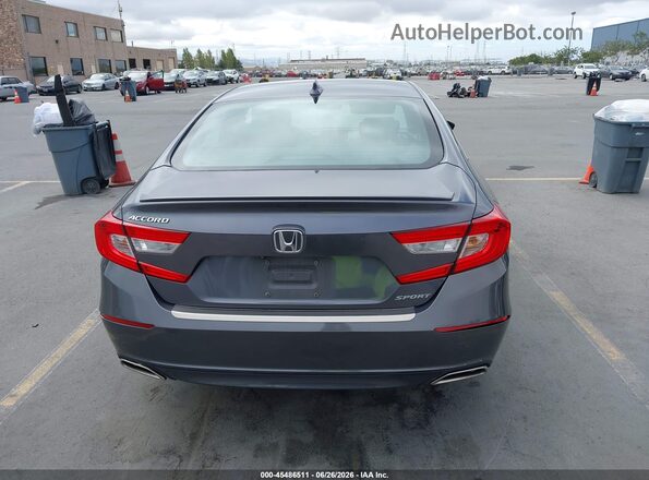 1HGCV1F37JA079007 2018 HONDA ACCORD Gray 