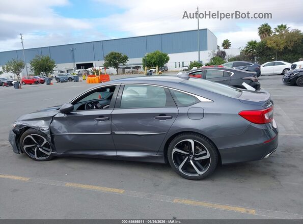 1HGCV1F37JA079007 2018 HONDA ACCORD Gray 360 interior view