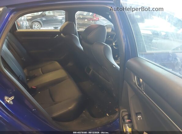 1HGCV1F37JA152523 2018 HONDA ACCORD Blue Vista de la etiqueta del VIN