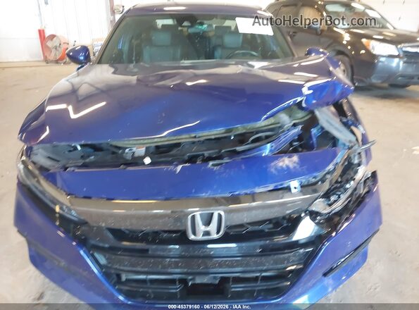 1HGCV1F37JA152523 2018 HONDA ACCORD Blue Vista frontal