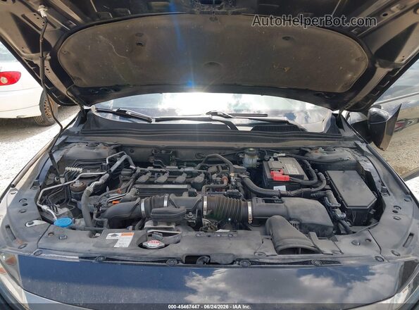 1HGCV1F37JA174697 2018 HONDA ACCORD Черный Вид сзади
