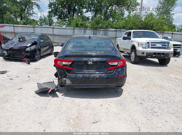 1HGCV1F37JA174697 2018 HONDA ACCORD Черный 
