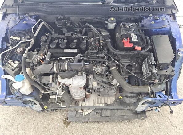 1HGCV1F37JA213188 2018 HONDA ACCORD Blue 