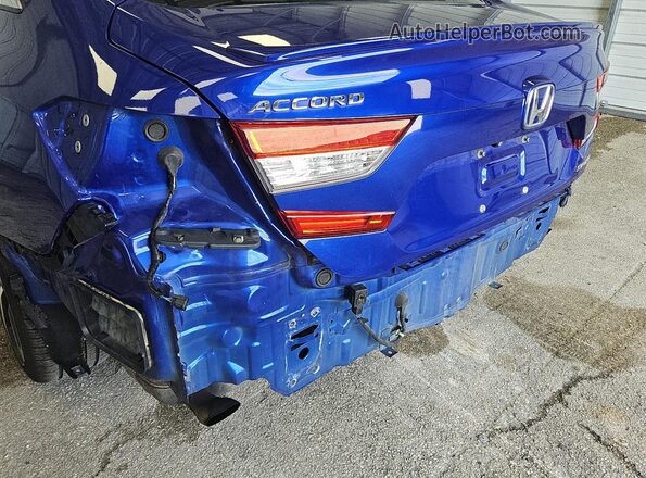 1HGCV1F37JA213188 2018 HONDA ACCORD Blue 