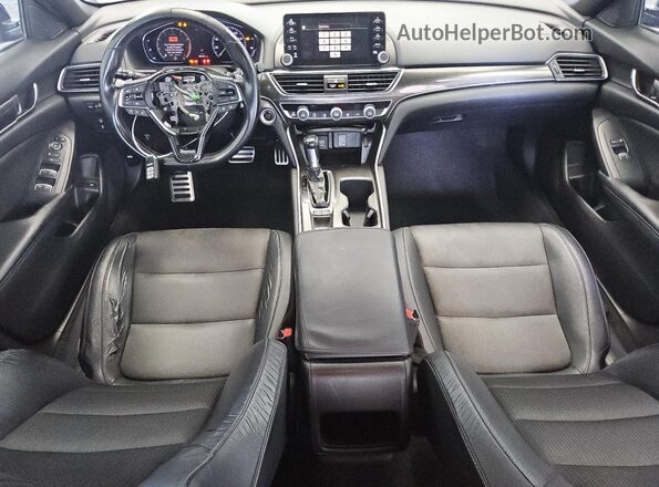 1HGCV1F37JA213188 2018 HONDA ACCORD Blue 