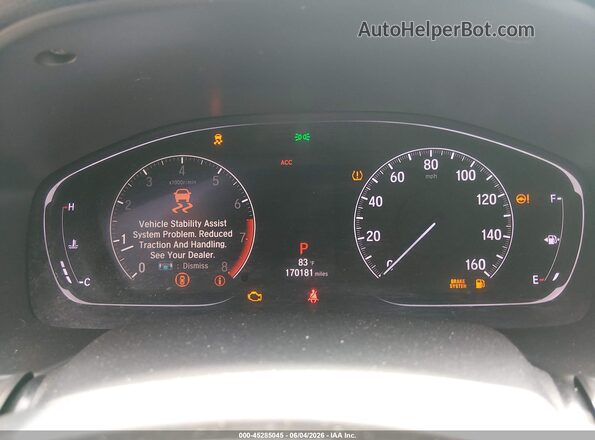 1HGCV1F37JA214261 2018 HONDA ACCORD Blue Հետևի նստատեղերի տեսք