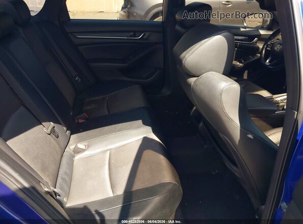 1HGCV1F37JA230122 2018 HONDA ACCORD Blue VIN sticker view