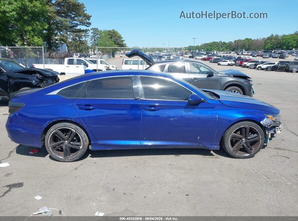 1HGCV1F37JA230122 2018 HONDA ACCORD Blue 360 interior view