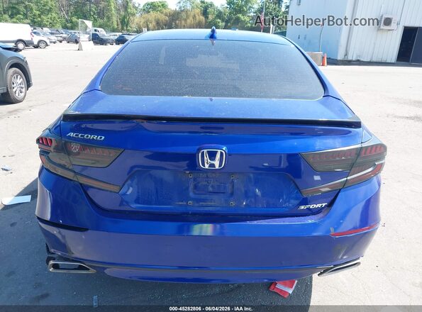 1HGCV1F37JA230122 2018 HONDA ACCORD Blue 