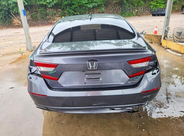 1HGCV1F37JA234882 2018 HONDA ACCORD Gray 