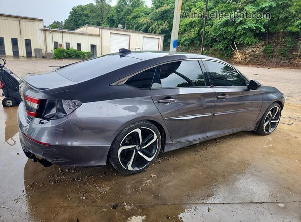 1HGCV1F37JA234882 2018 HONDA ACCORD Gray 