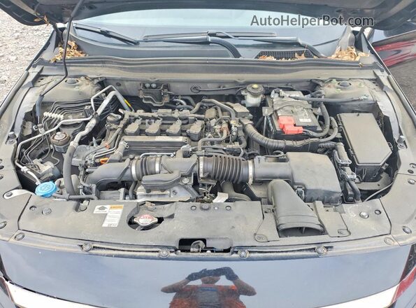 1HGCV1F37JA266490 2018 HONDA ACCORD Black Rear interior view