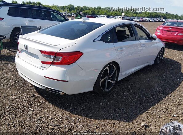 1HGCV1F37KA020122 2019 HONDA ACCORD White Tył prawy