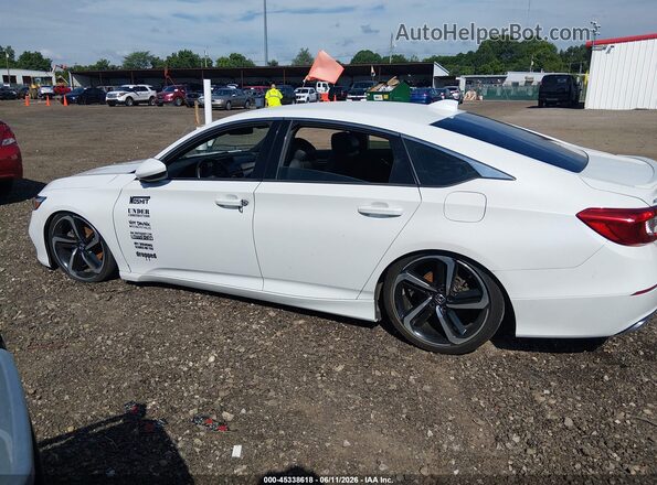 1HGCV1F37KA020122 2019 HONDA ACCORD White Widok wnętrza 360 stopni