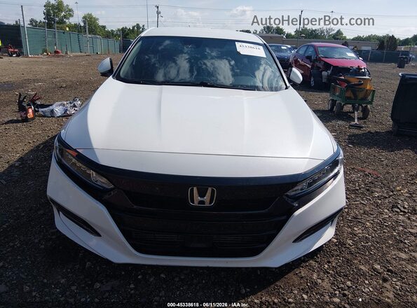 1HGCV1F37KA020122 2019 HONDA ACCORD White Widok zestawu wskaźników