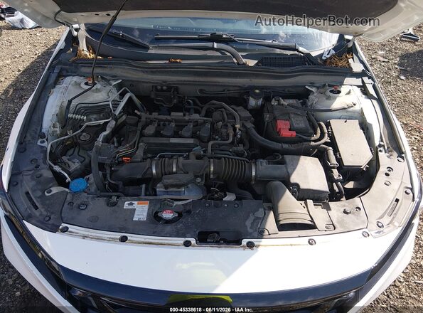 1HGCV1F37KA020122 2019 HONDA ACCORD White Widok z tyłu