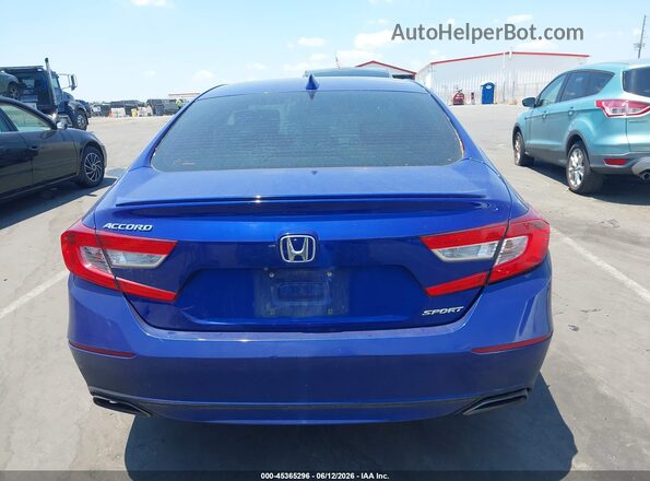 1HGCV1F37KA030147 2019 HONDA ACCORD Blue 