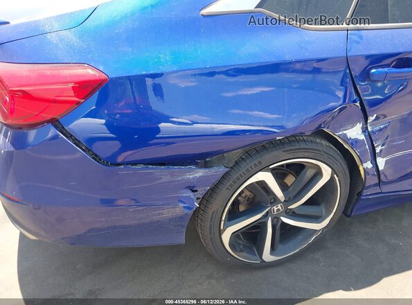 1HGCV1F37KA030147 2019 HONDA ACCORD Blue 