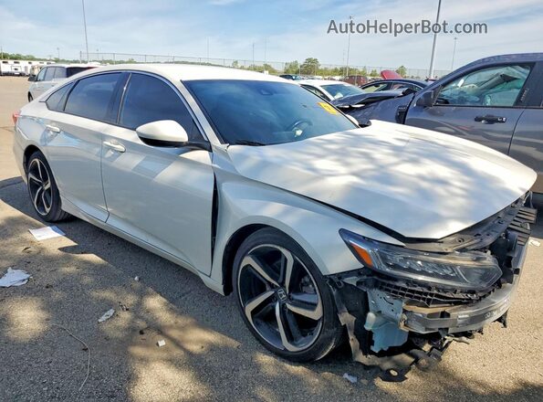 1HGCV1F37KA035283 2019 HONDA ACCORD White 