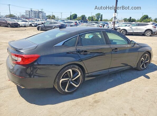 1HGCV1F37KA042394 2019 HONDA ACCORD Black Rear right