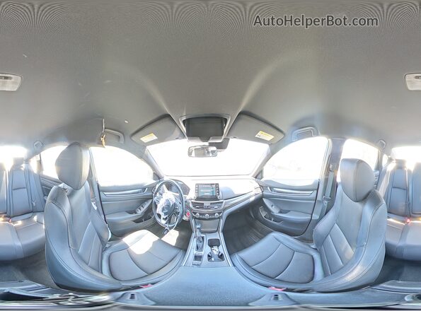 1HGCV1F37KA042394 2019 HONDA ACCORD Black 360 interior view