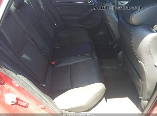 1HGCV1F37KA075279 2019 HONDA ACCORD Red VIN կոդի պիտակի տեսք