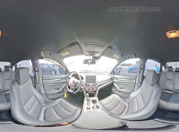 1HGCV1F37KA109396 2019 HONDA ACCORD Gray Widok naklejki z numerem VIN