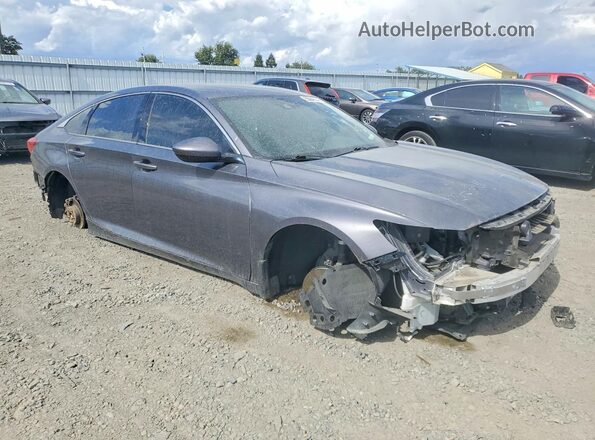 1HGCV1F37KA130068 2019 HONDA ACCORD Gray 