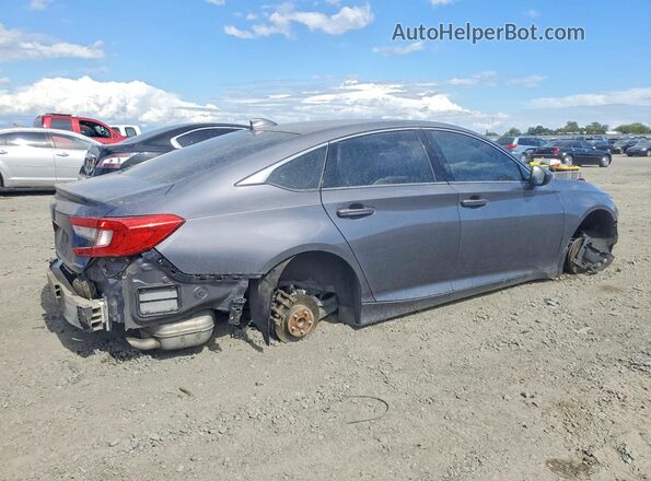 1HGCV1F37KA130068 2019 HONDA ACCORD Gray 