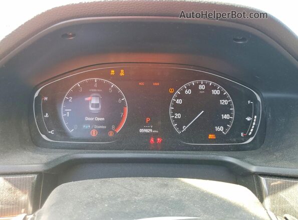 1HGCV1F37KA130068 2019 HONDA ACCORD Gray 