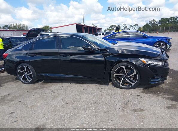 1HGCV1F37KA143449 2019 HONDA ACCORD Black 360 interior view
