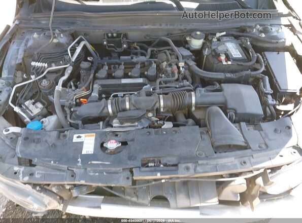 1HGCV1F37KA158937 2019 HONDA ACCORD Черный Вид сзади