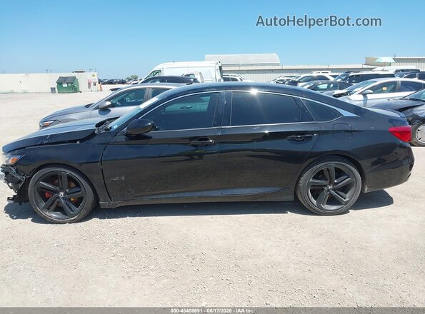 1HGCV1F37KA158937 2019 HONDA ACCORD Черный Панорамный вид салона 360°
