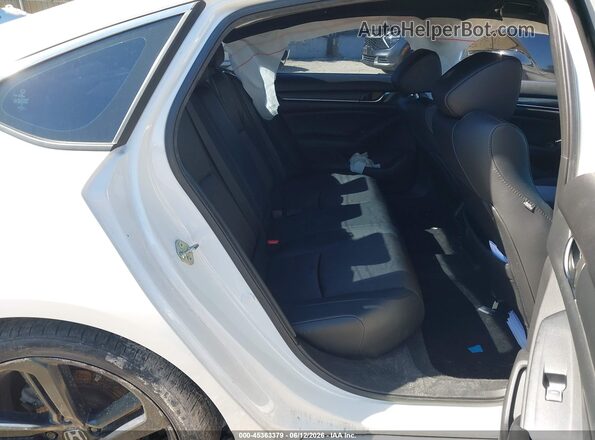 1HGCV1F37LA014211 2020 HONDA ACCORD White Widok naklejki z numerem VIN