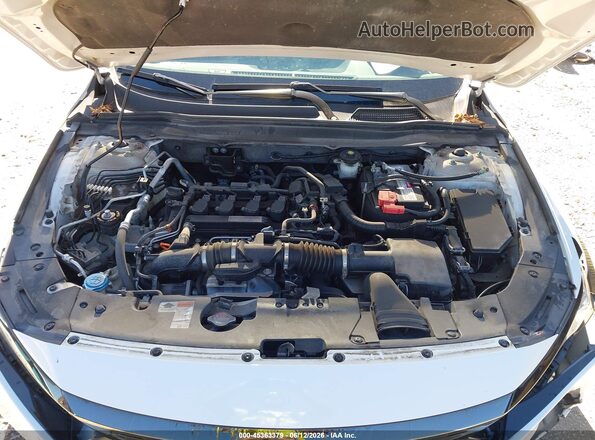 1HGCV1F37LA014211 2020 HONDA ACCORD White Widok z tyłu